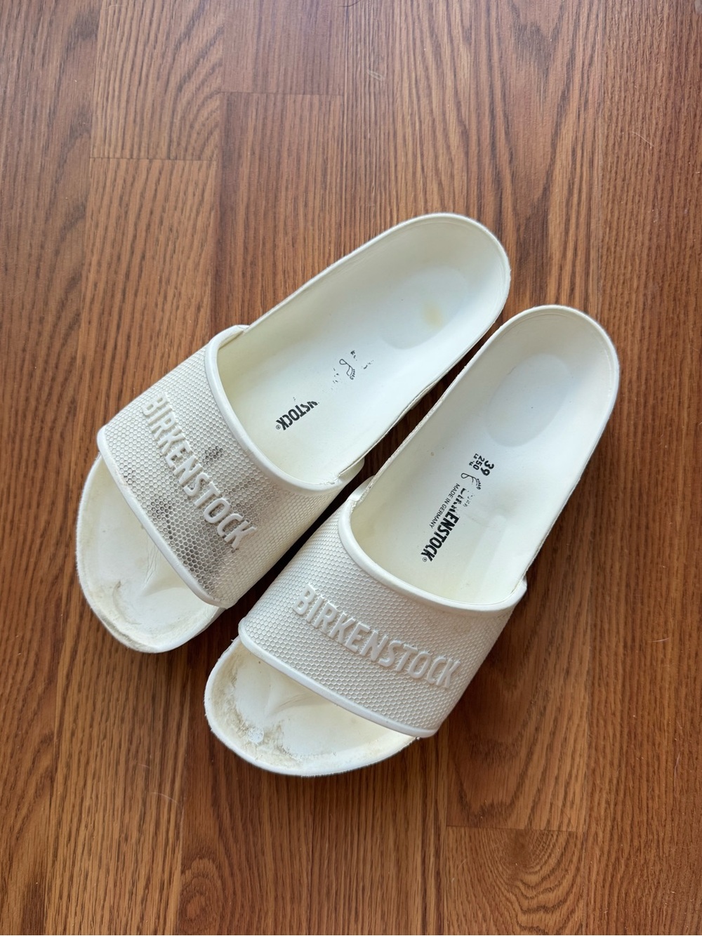 Birkenstock Barbados EVA Slide Sandals White Women’s Size 8